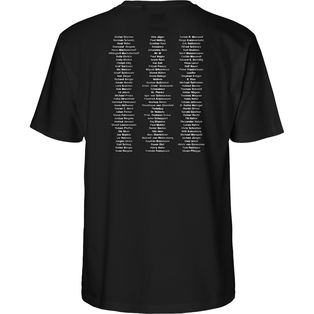 M4cM4nus M4cm4nus - In Memories T-Shirt Fairtrade T-Shirt - black
