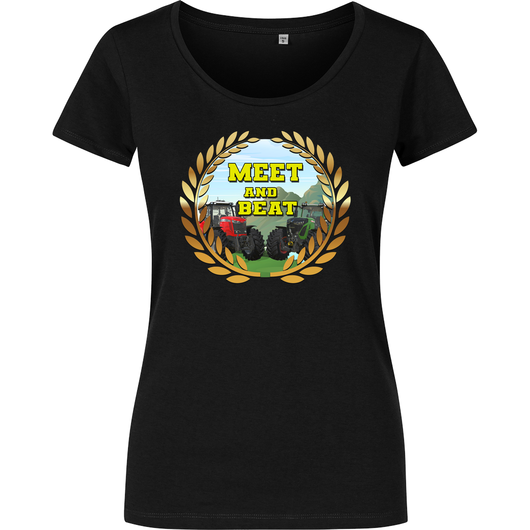 M4cM4nus M4cm4nus - Meet and Beat T-Shirt Girlshirt schwarz