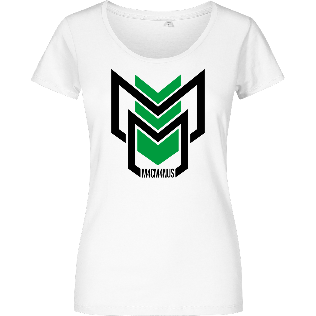 M4cM4nus M4cM4nus - MM T-Shirt Girlshirt weiss