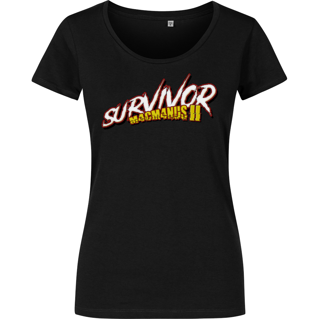 M4cM4nus M4cm4nus - Survivor 2 T-Shirt Girlshirt schwarz
