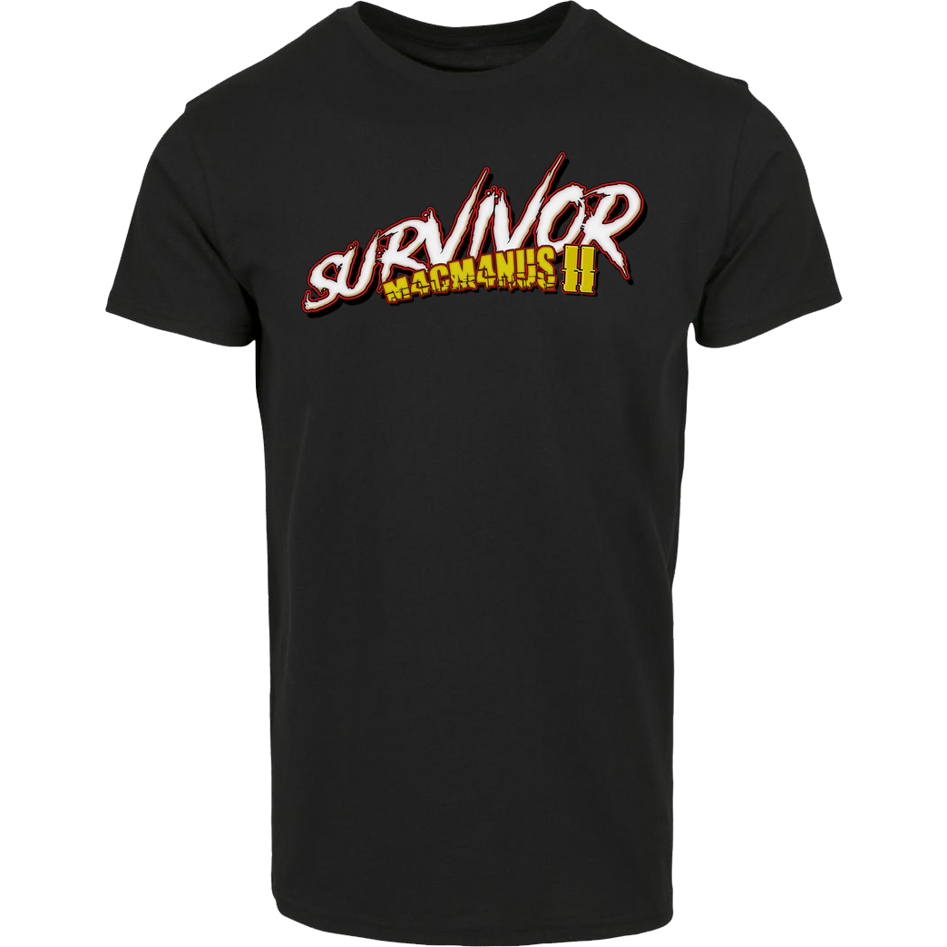 M4cM4nus M4cm4nus - Survivor 2 T-Shirt House Brand T-Shirt - Black