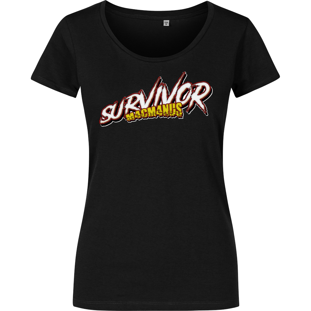 M4cM4nus M4cM4nus - Survivor T-Shirt Girlshirt schwarz