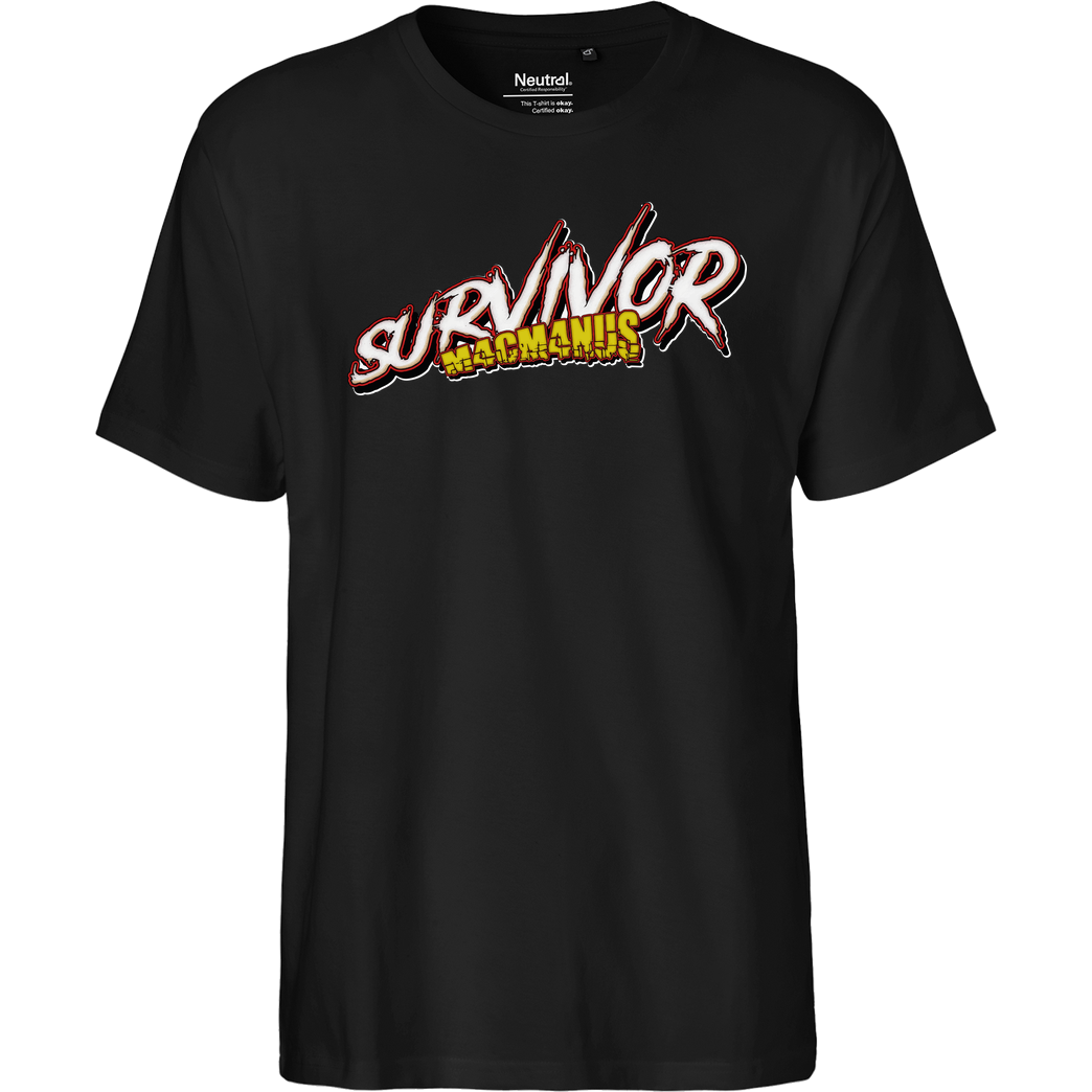 M4cM4nus M4cM4nus - Survivor T-Shirt Fairtrade T-Shirt - black