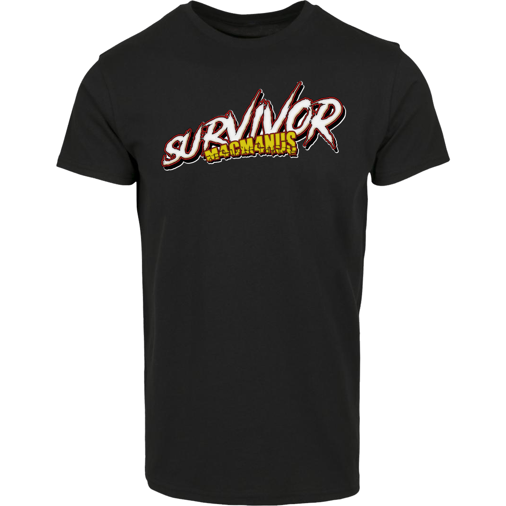 M4cM4nus M4cM4nus - Survivor T-Shirt House Brand T-Shirt - Black