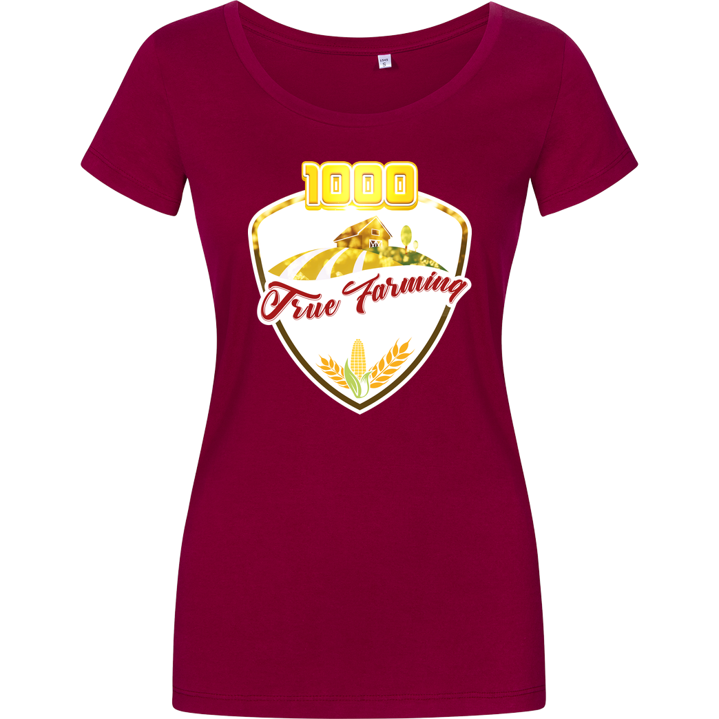 M4cM4nus M4cm4nus - True Farming 1000 T-Shirt Girlshirt berry