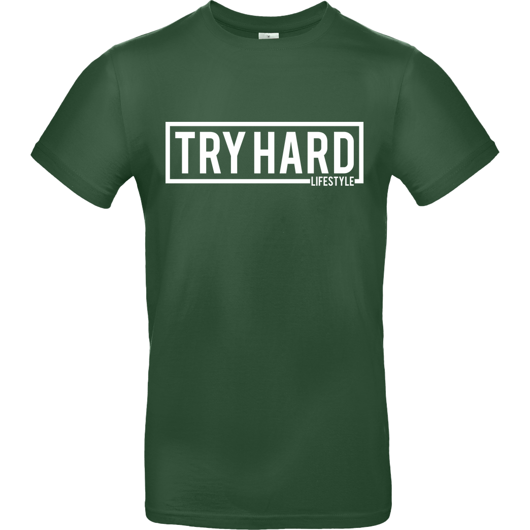 MarcelScorpion Marcel Scorpion - Try Hard Lifestyle T-Shirt B&C EXACT 190 -  Bottle Green