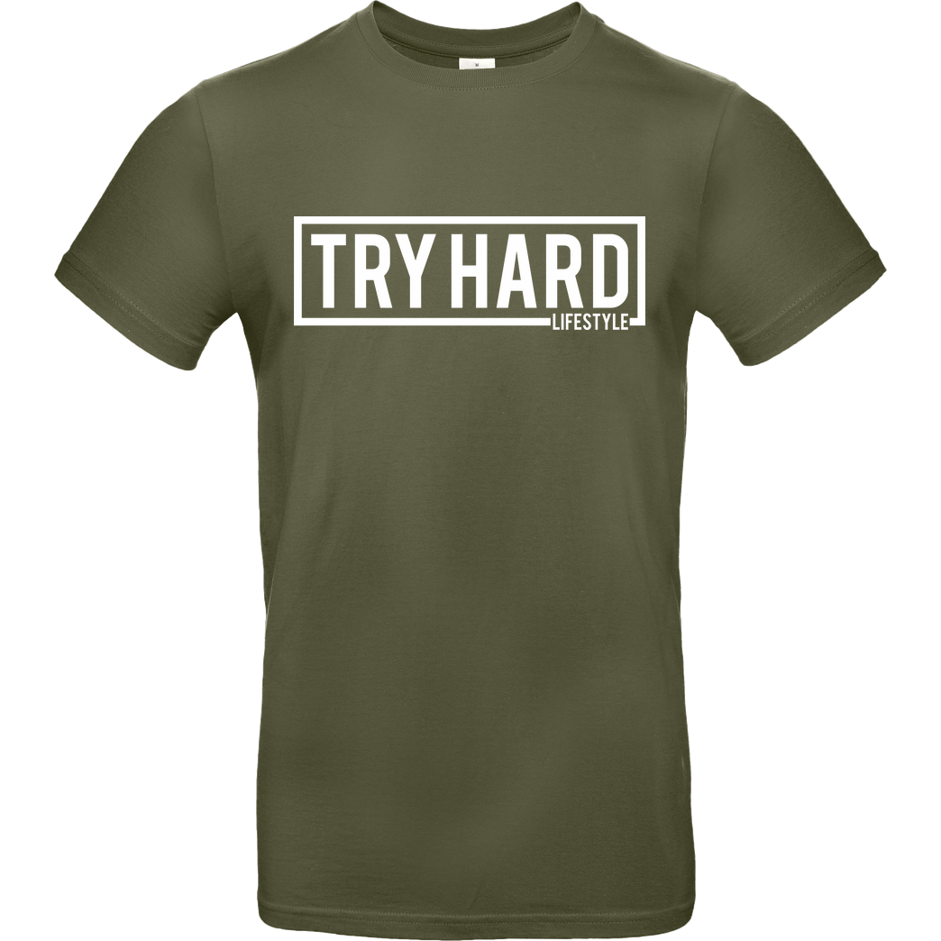 MarcelScorpion Marcel Scorpion - Try Hard Lifestyle T-Shirt B&C EXACT 190 - Khaki
