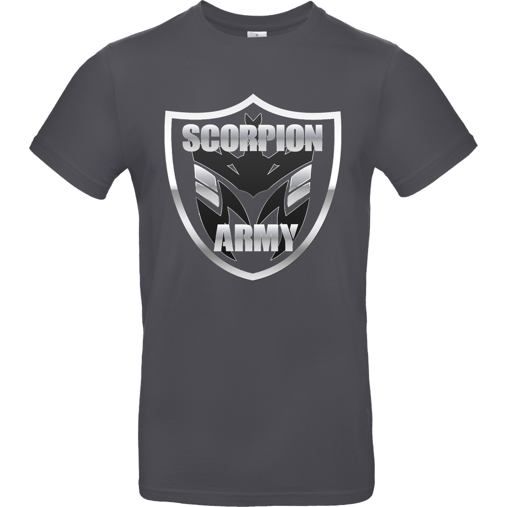 MarcelScorpion MarcelScorpion - Scorpion Army T-Shirt B&C EXACT 190 - Dark Grey