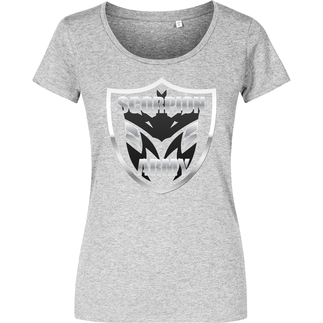 MarcelScorpion MarcelScorpion - Scorpion Army T-Shirt Girlshirt heather grey