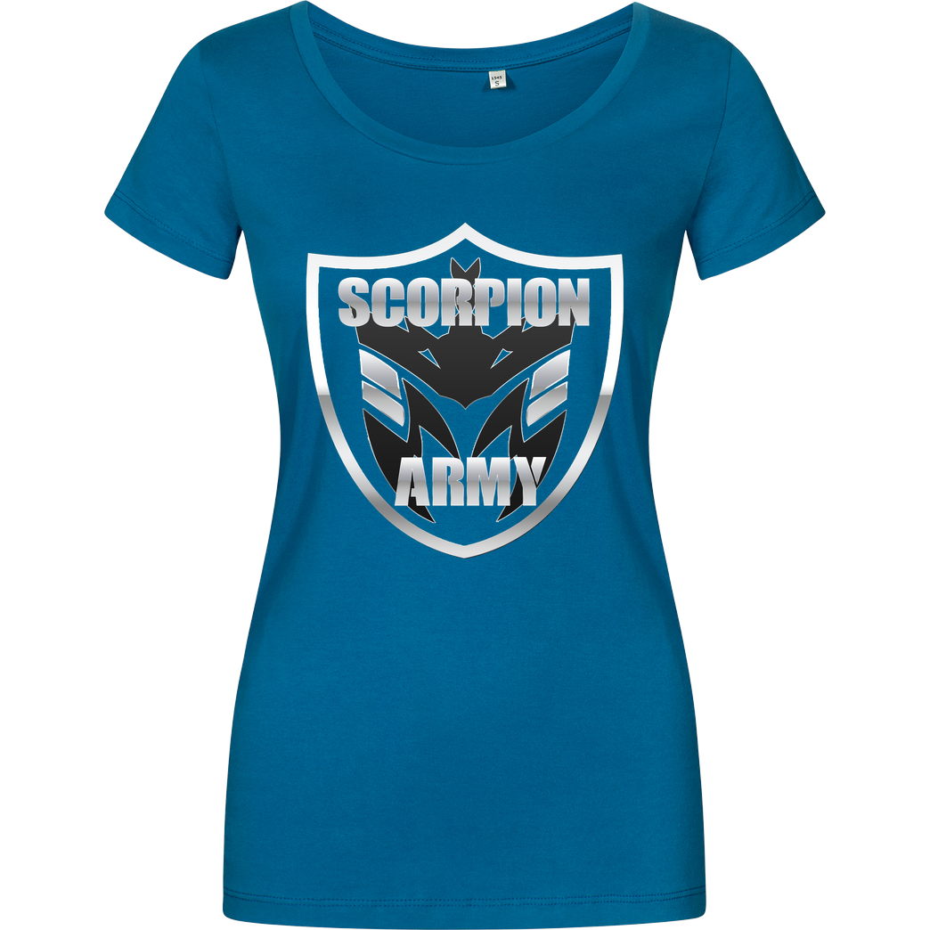 MarcelScorpion MarcelScorpion - Scorpion Army T-Shirt Girlshirt petrol