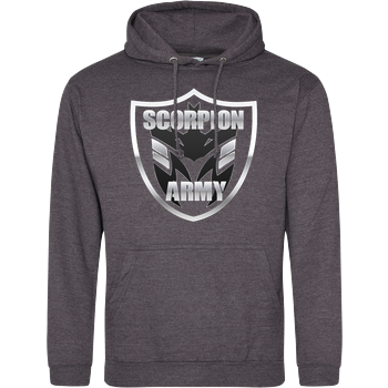 MarcelScorpion - Scorpion Army JH Hoodie - Dark heather grey