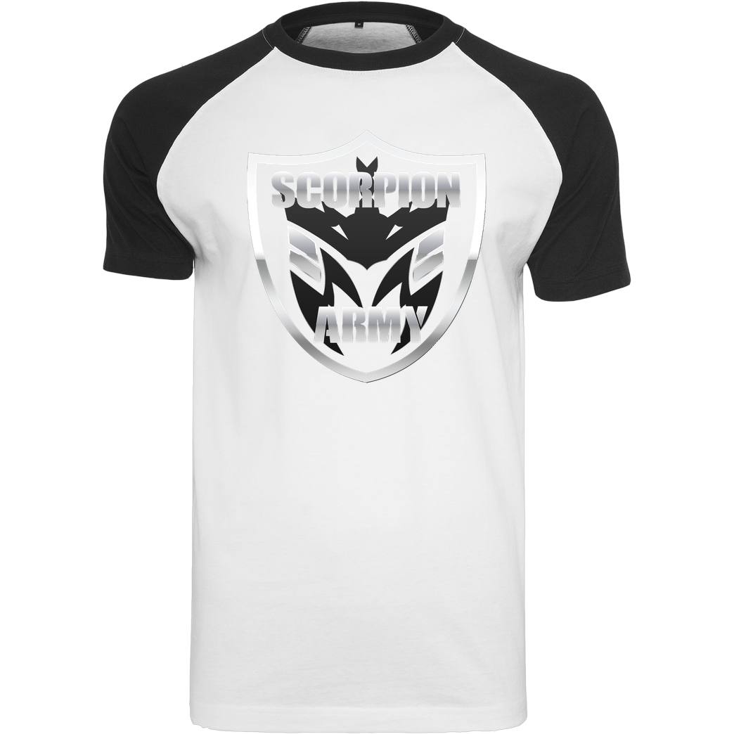 MarcelScorpion MarcelScorpion - Scorpion Army T-Shirt Raglan Tee white