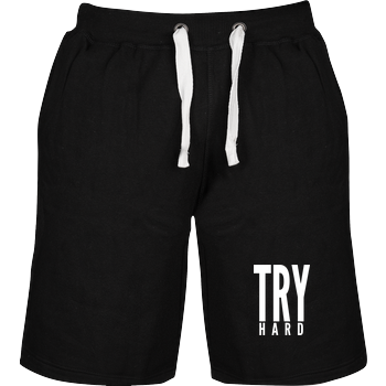 MarcelScorpion - Try Hard weiß Shorts schwarz