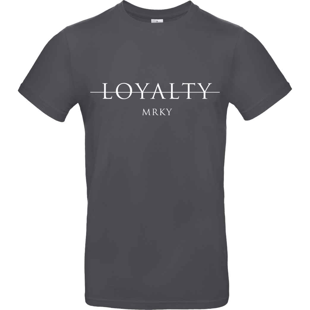 Markey Markey - Loyalty T-Shirt B&C EXACT 190 - Dark Grey