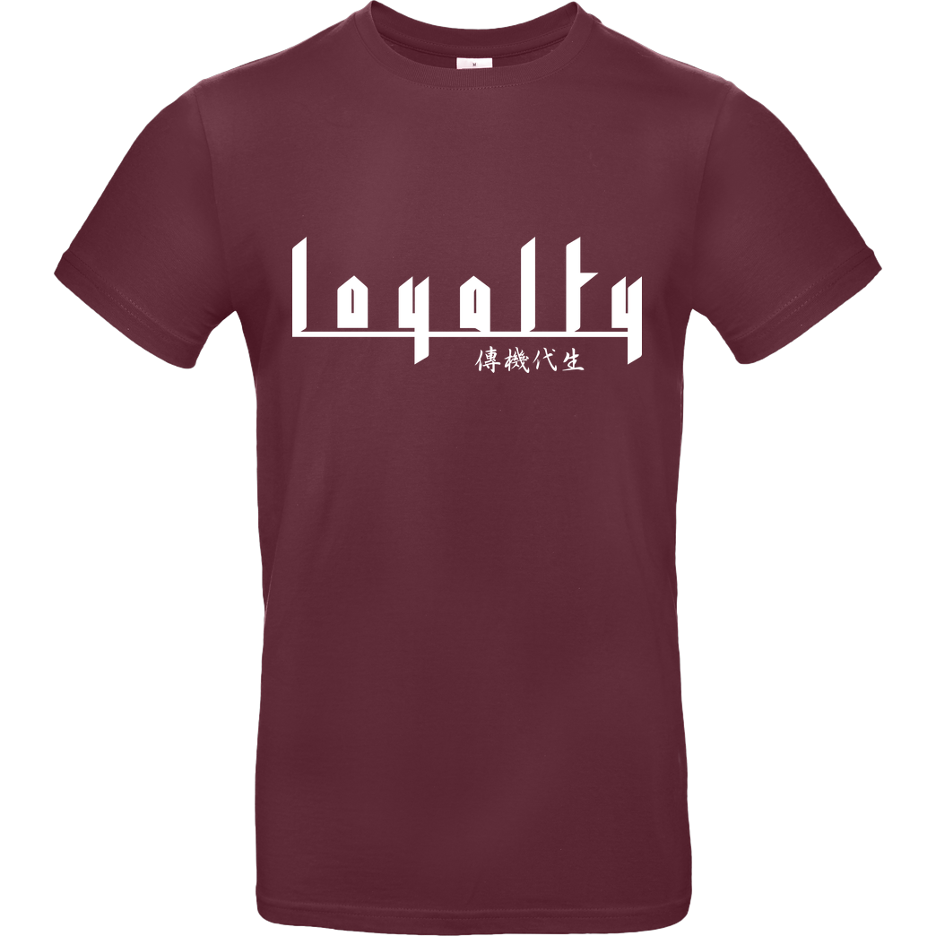 Markey Markey - Loyalty chinese T-Shirt B&C EXACT 190 - Burgundy