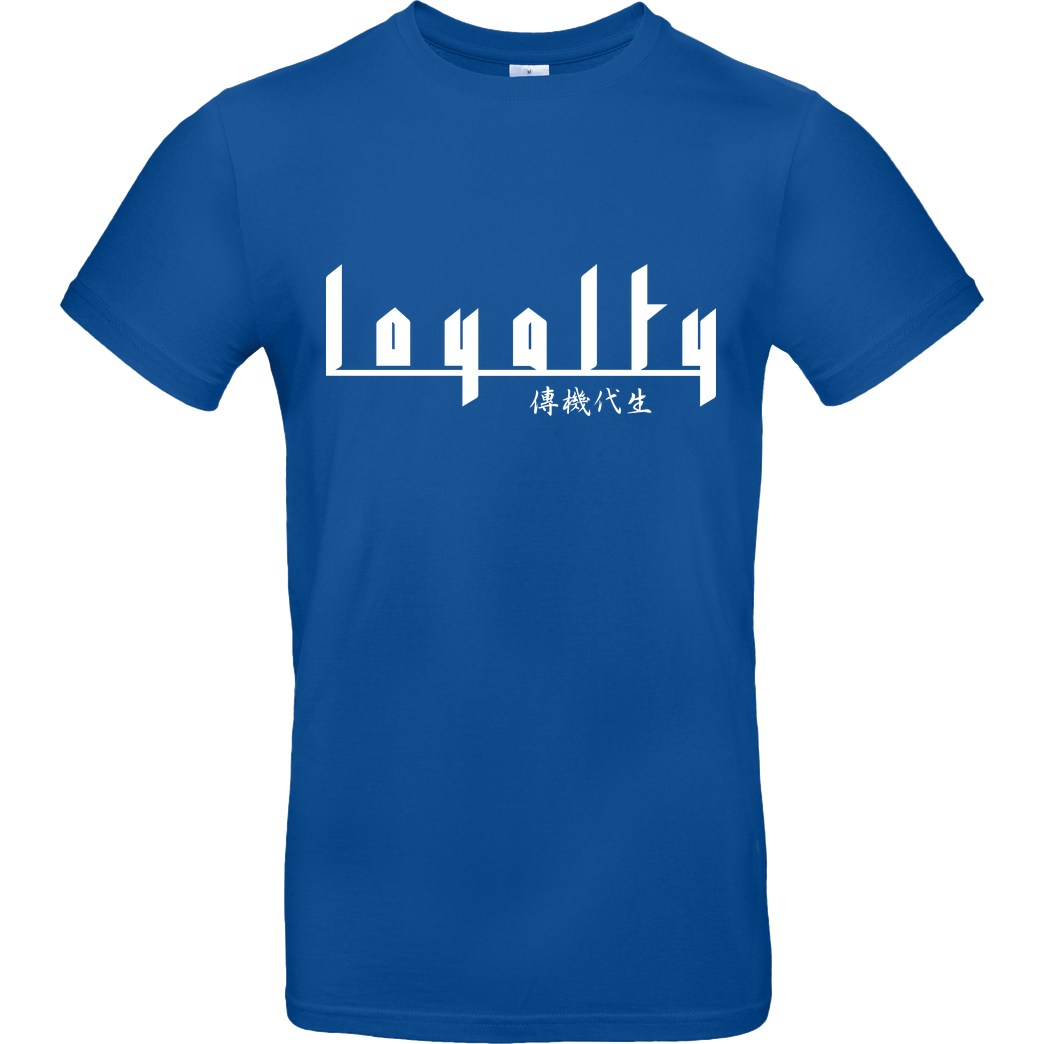 Markey Markey - Loyalty chinese T-Shirt B&C EXACT 190 - Royal Blue