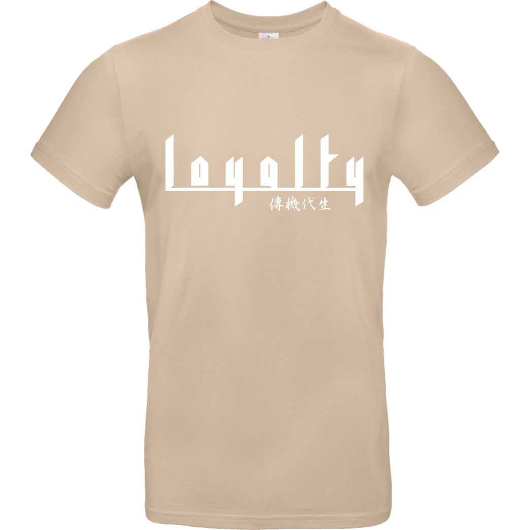 Markey Markey - Loyalty chinese T-Shirt B&C EXACT 190 - Sand