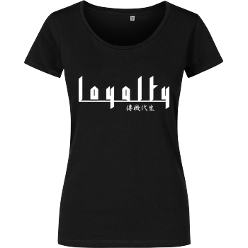 Markey - Loyalty chinese Girlshirt schwarz