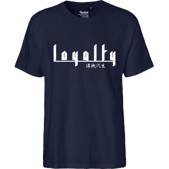 Markey - Loyalty chinese Fairtrade T-Shirt - navy
