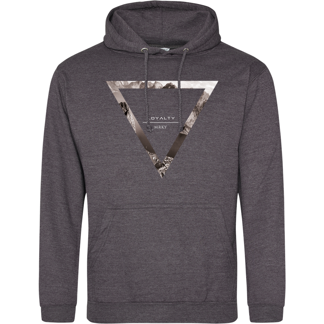Markey Markey - Triangle Sweatshirt JH Hoodie - Dark heather grey