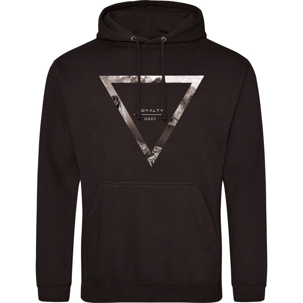 Markey Markey - Triangle Sweatshirt JH Hoodie - Schwarz