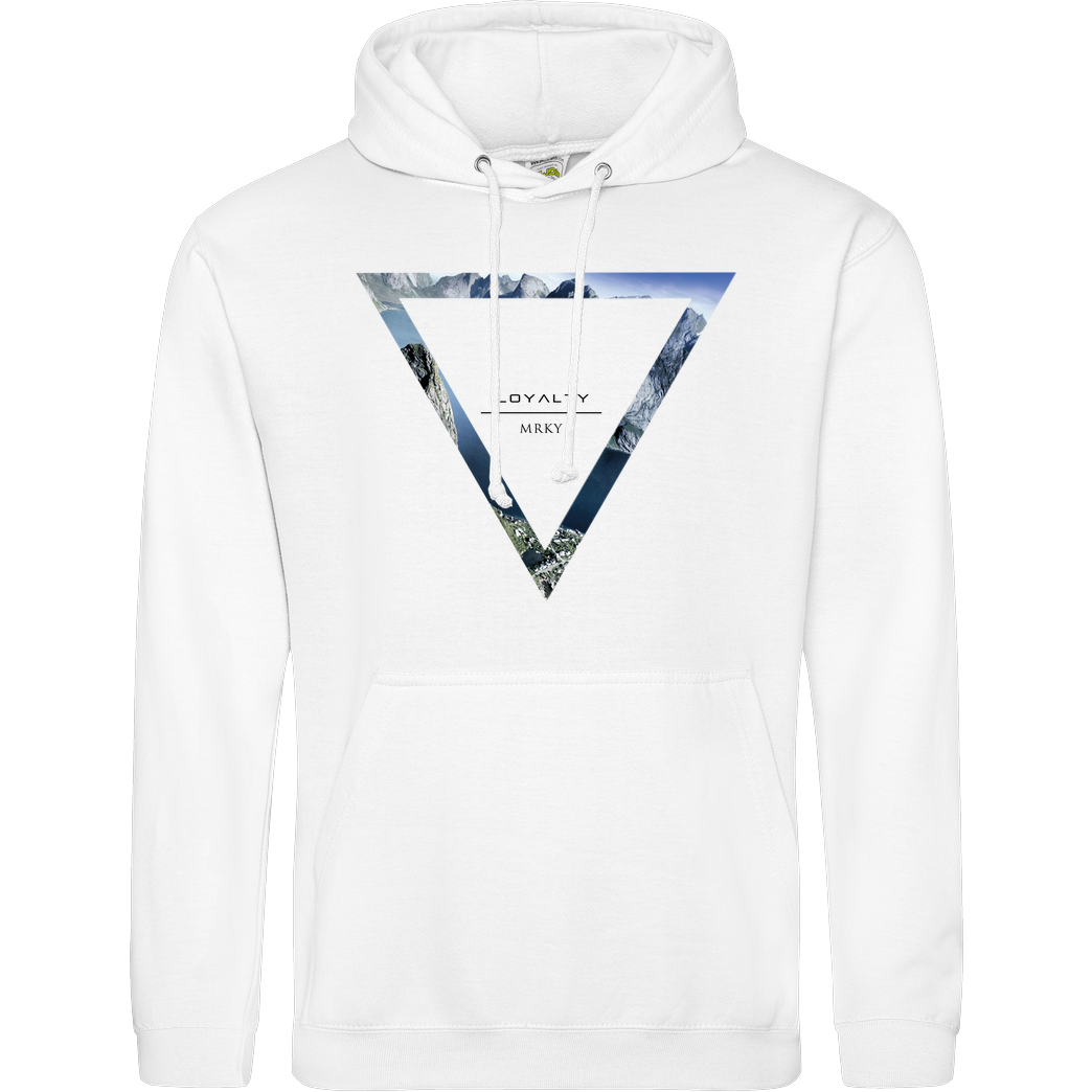 Markey Markey - Triangle Sweatshirt JH Hoodie - Weiß