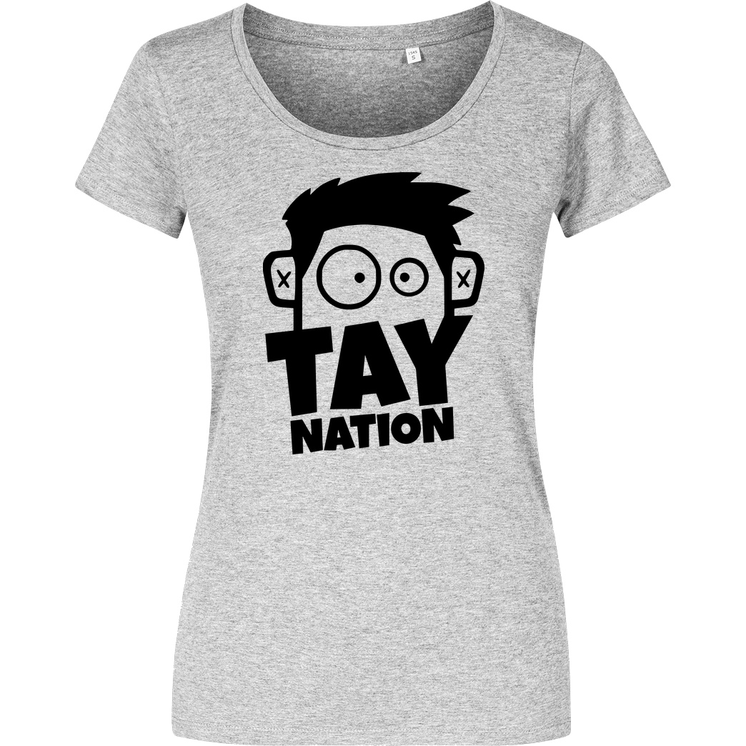 MasterTay MasterTay - Tay Nation 2.0 T-Shirt Girlshirt heather grey