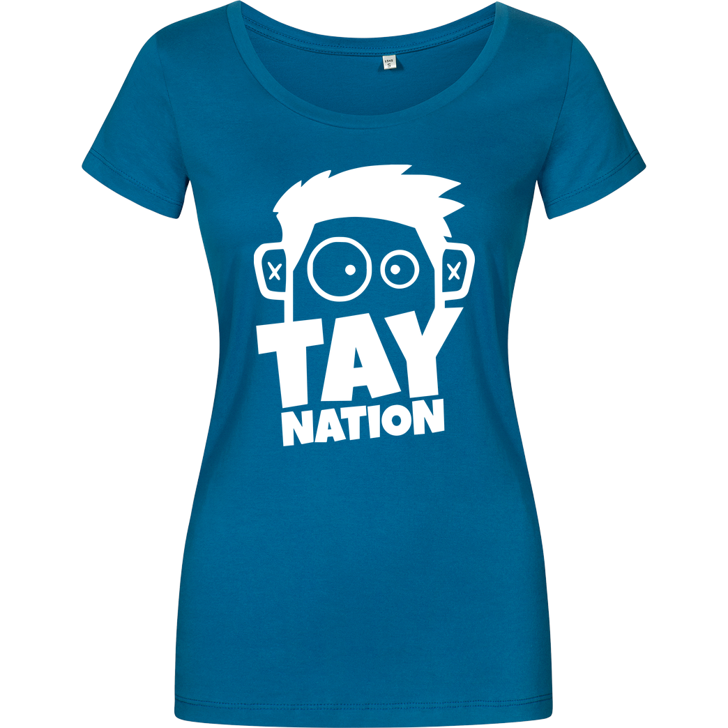 MasterTay MasterTay - Tay Nation 2.0 T-Shirt Girlshirt petrol