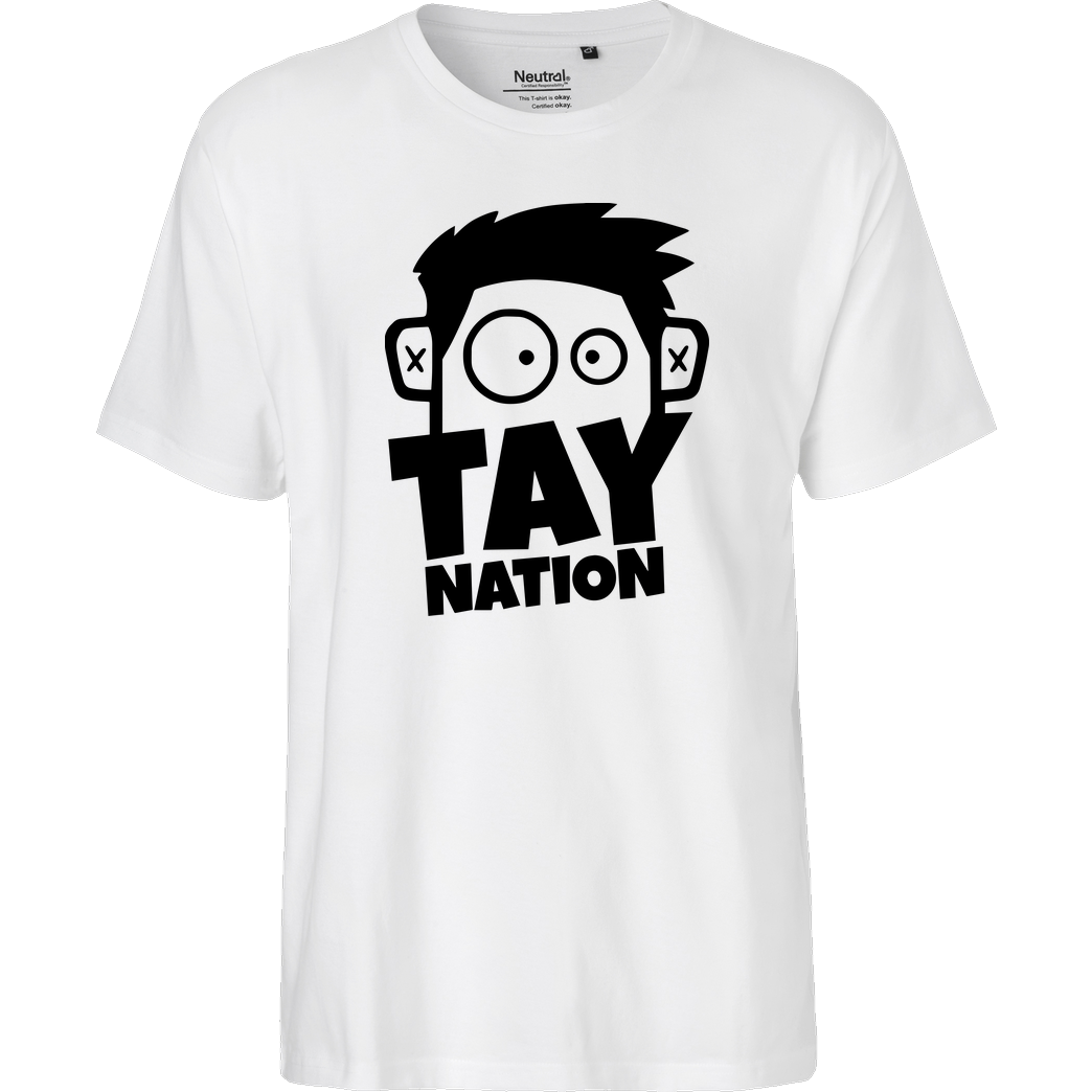 MasterTay MasterTay - Tay Nation 2.0 T-Shirt Fairtrade T-Shirt - white