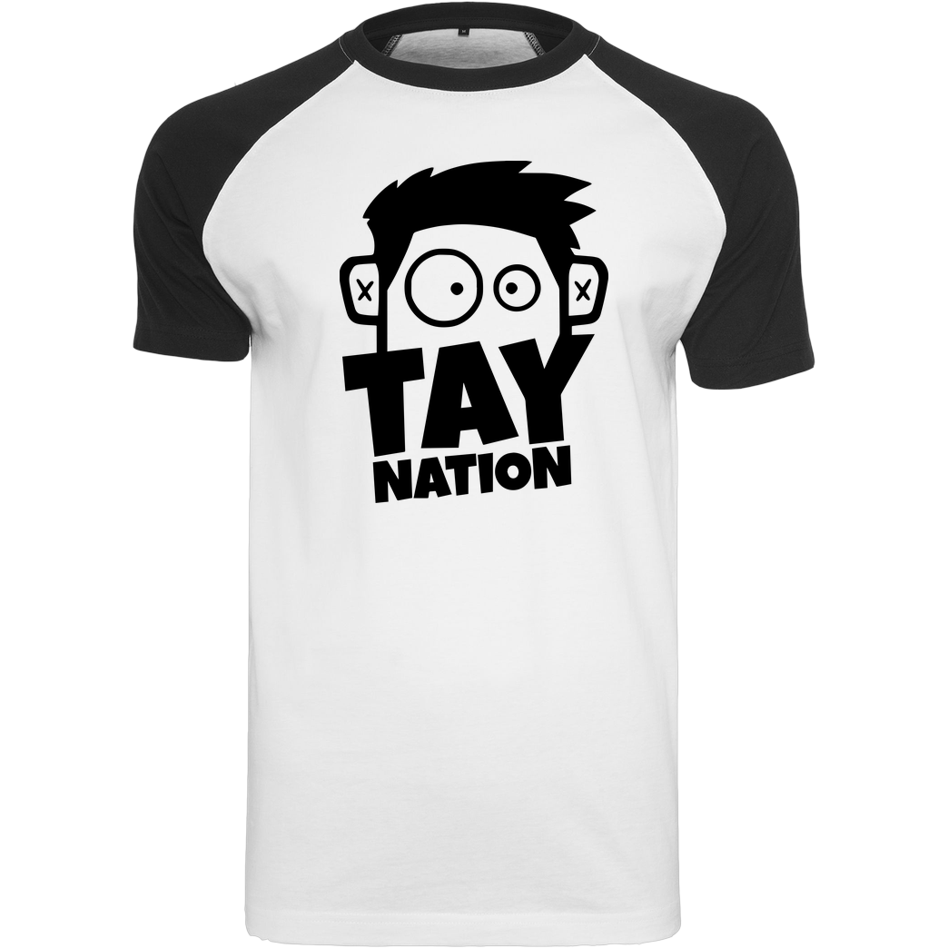 MasterTay MasterTay - Tay Nation 2.0 T-Shirt Raglan Tee white
