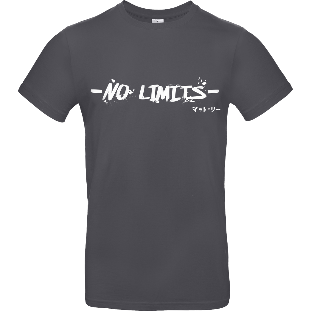 Matt Lee Matt Lee - No Limits T-Shirt B&C EXACT 190 - Dark Grey