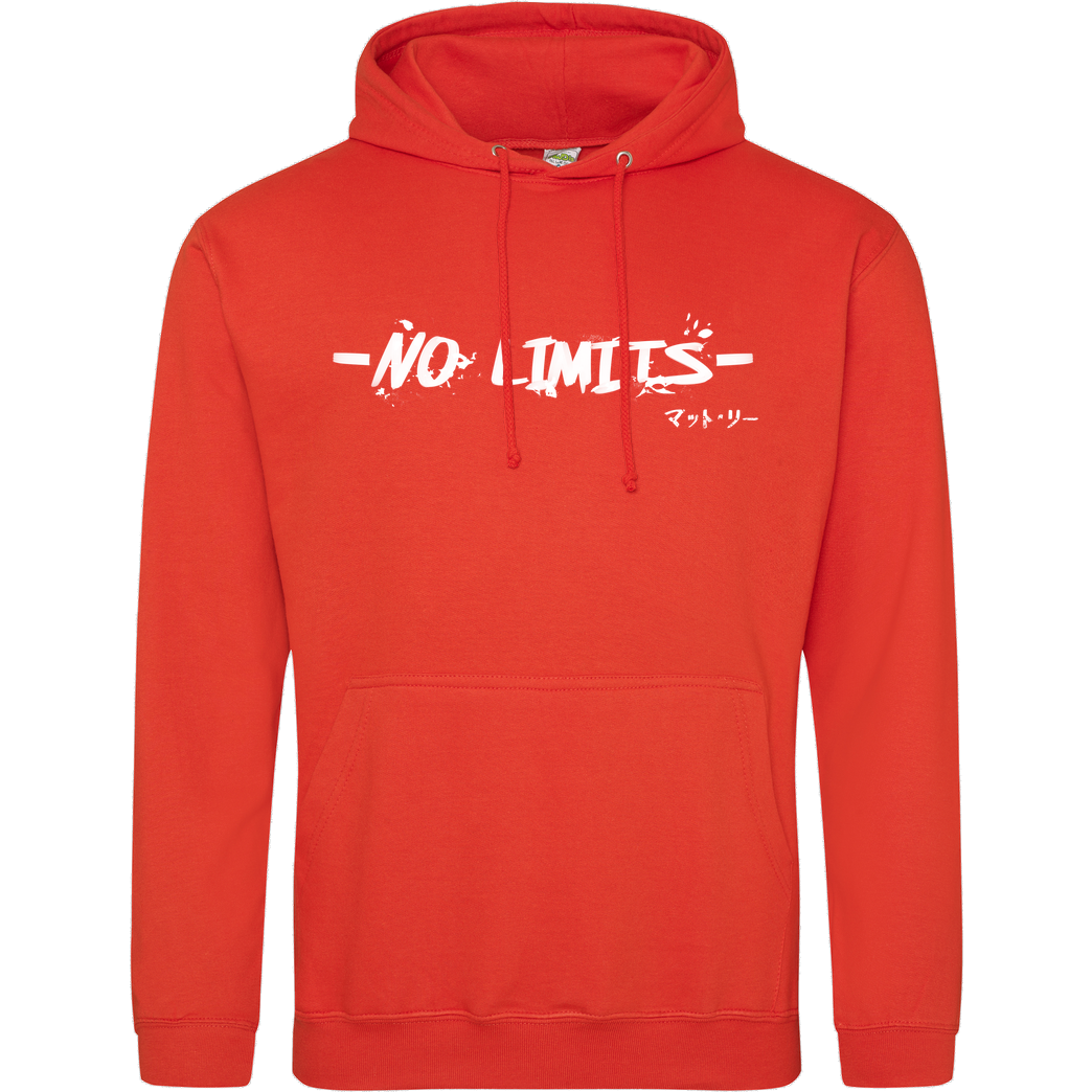 Matt Lee Matt Lee - No Limits Sweatshirt JH Hoodie - Orange