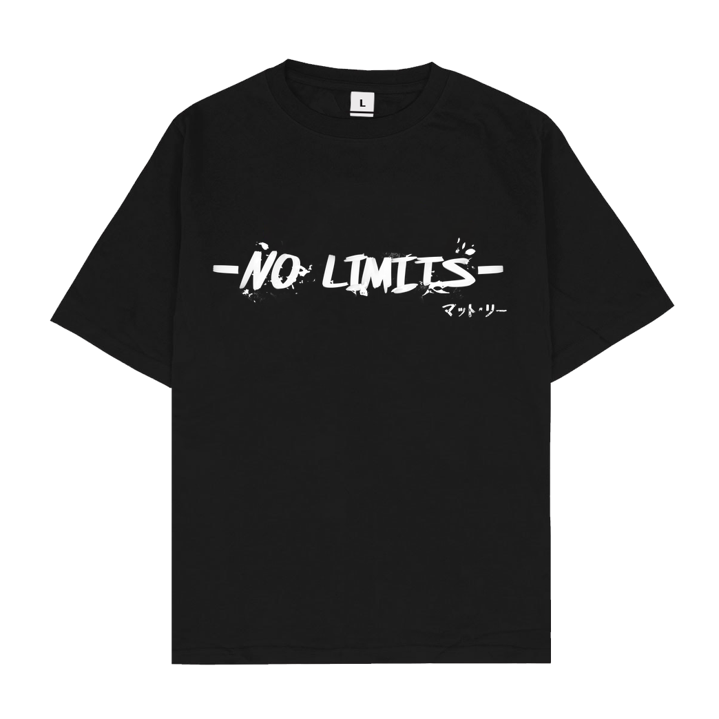 Matt Lee Matt Lee - No Limits T-Shirt Oversize T-Shirt - Black