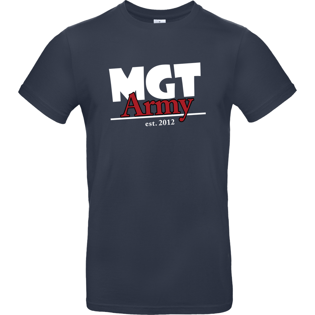 MaxGamingTV MaxGamingTV - MGT Army T-Shirt B&C EXACT 190 - Navy