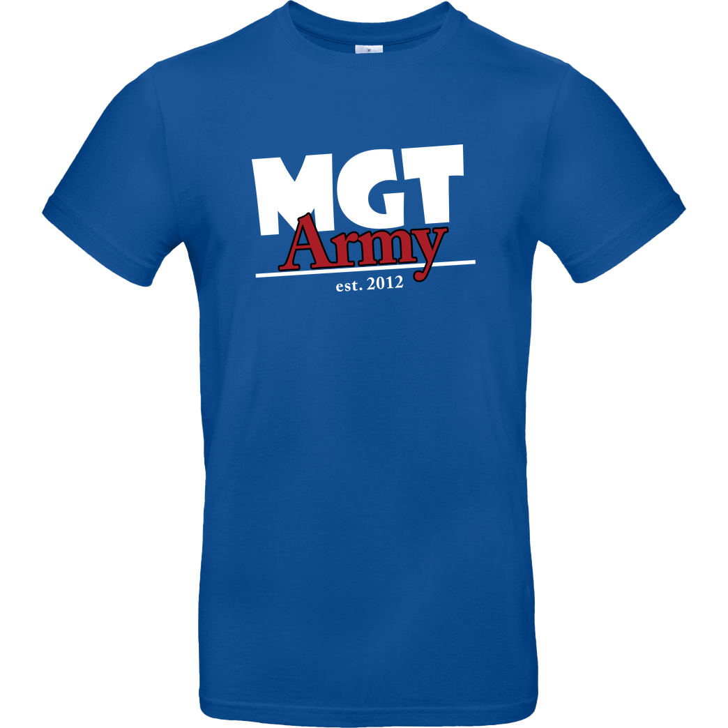 MaxGamingTV MaxGamingTV - MGT Army T-Shirt B&C EXACT 190 - Royal Blue