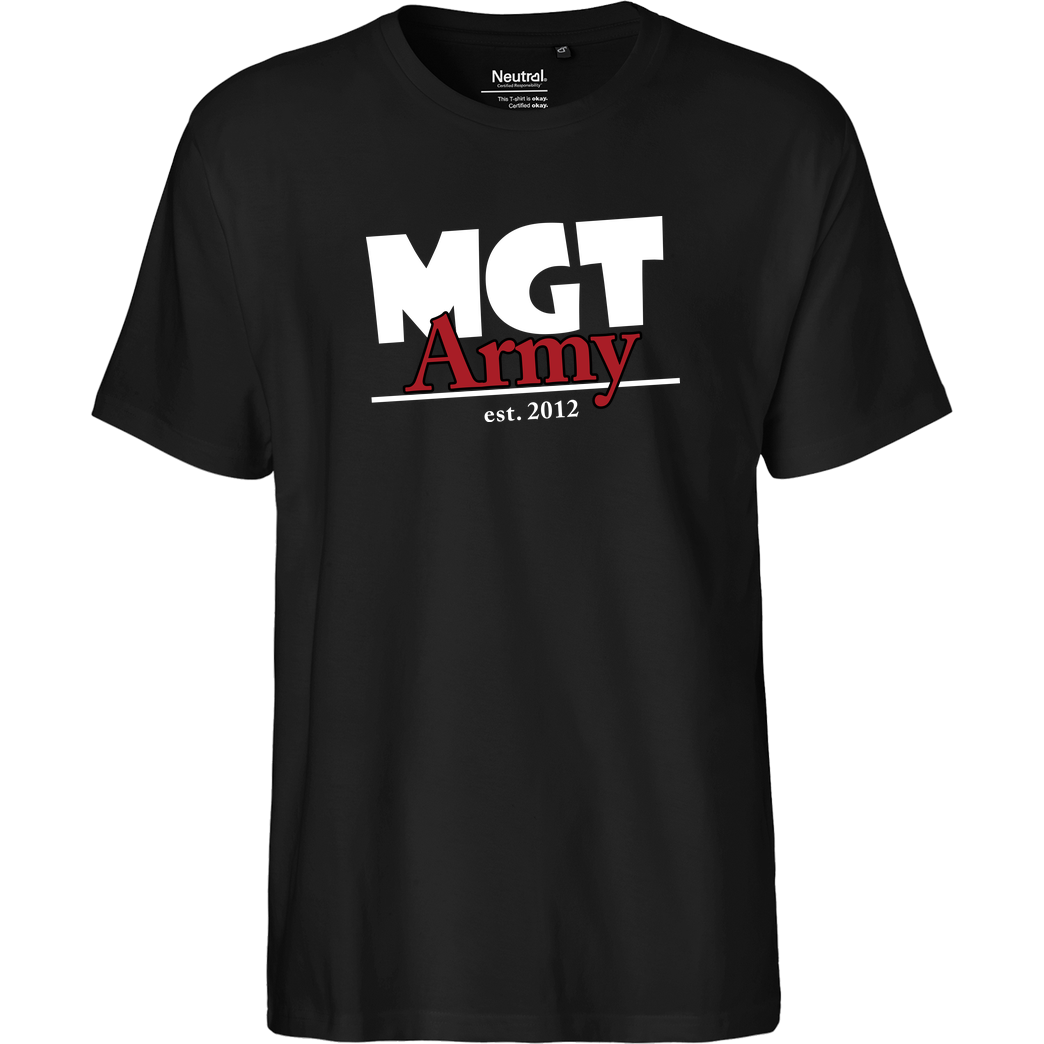 MaxGamingTV MaxGamingTV - MGT Army T-Shirt Fairtrade T-Shirt - black