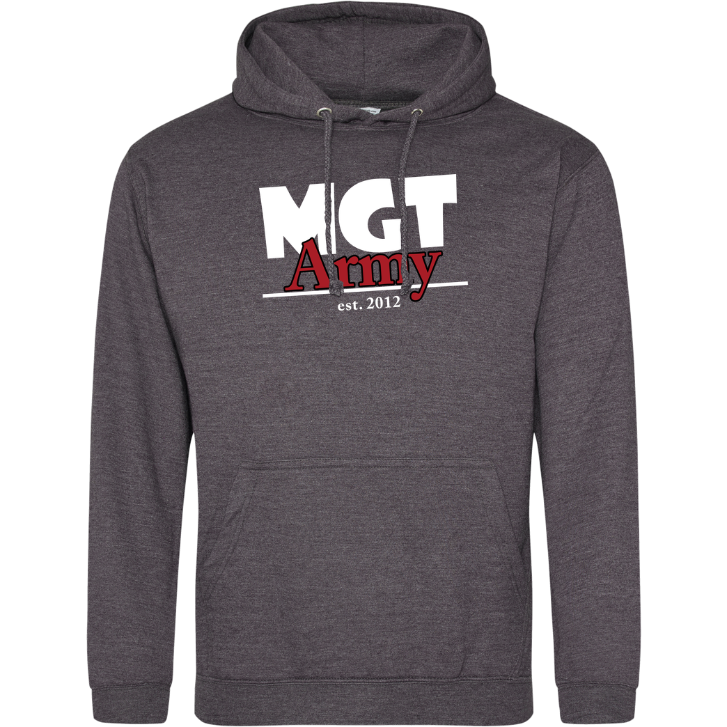 MaxGamingTV MaxGamingTV - MGT Army Sweatshirt JH Hoodie - Dark heather grey