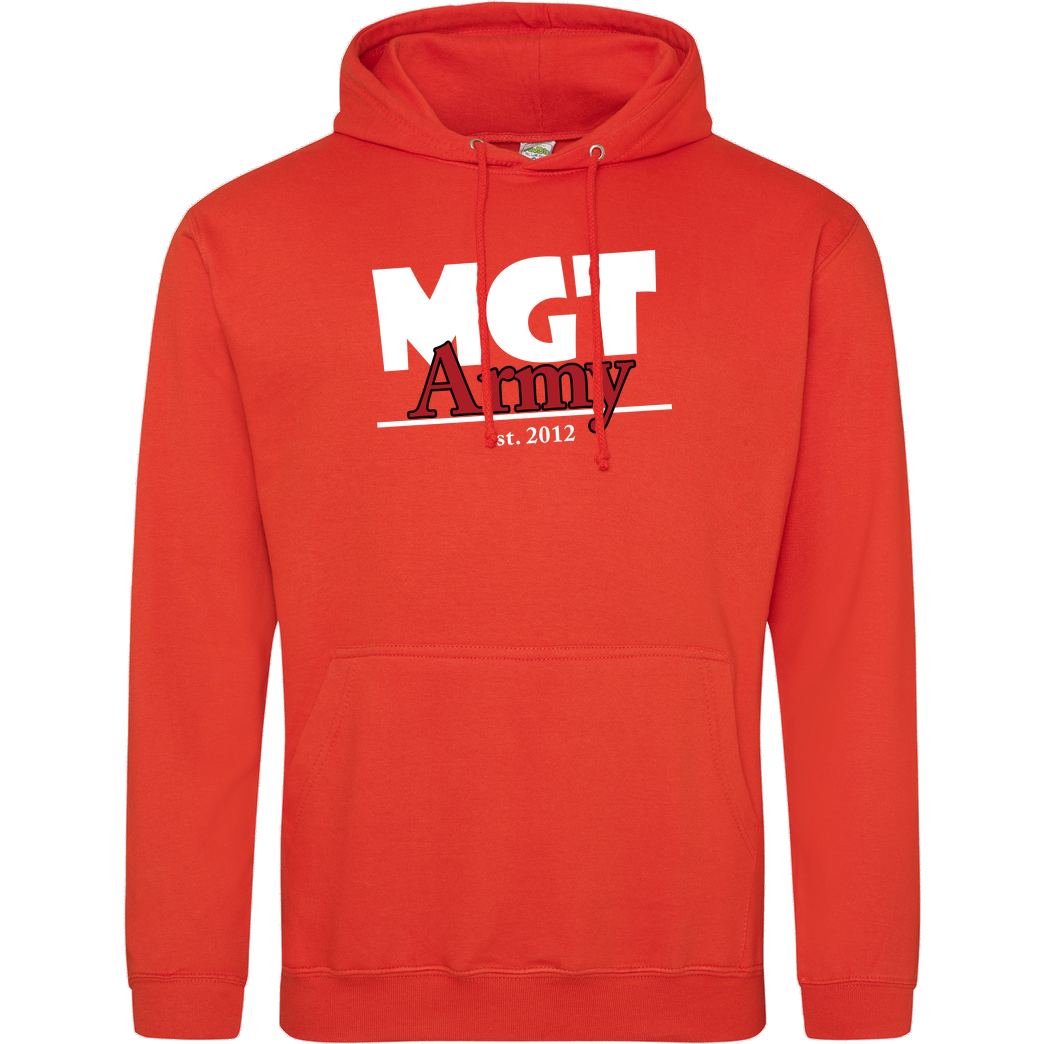 MaxGamingTV MaxGamingTV - MGT Army Sweatshirt JH Hoodie - Orange