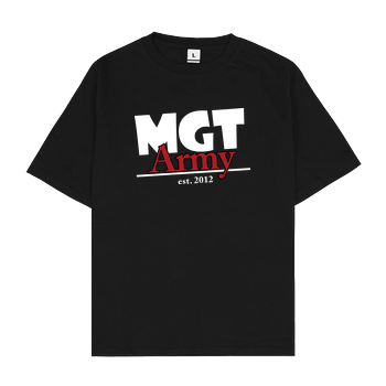 MaxGamingTV - MGT Army Oversize T-Shirt - Black