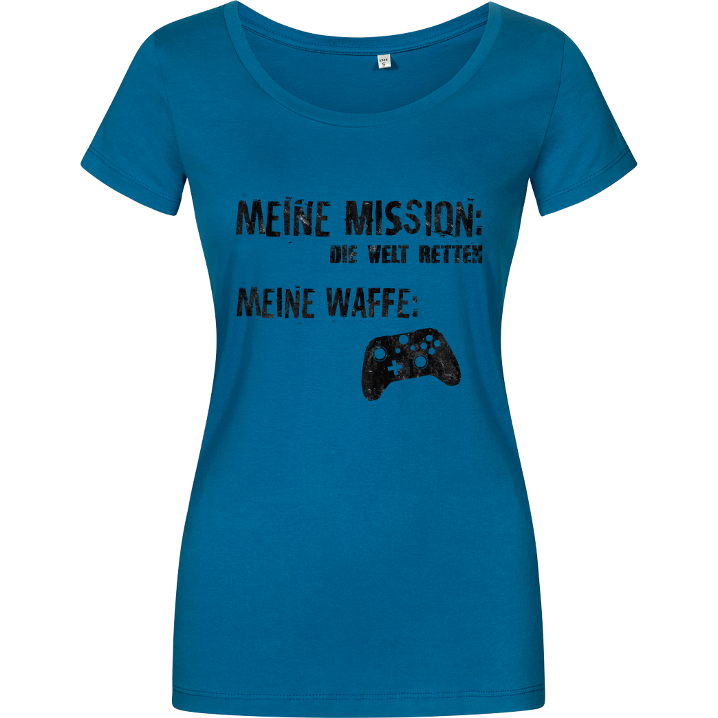 bjin94 Meine Mission v2 T-Shirt Girlshirt petrol
