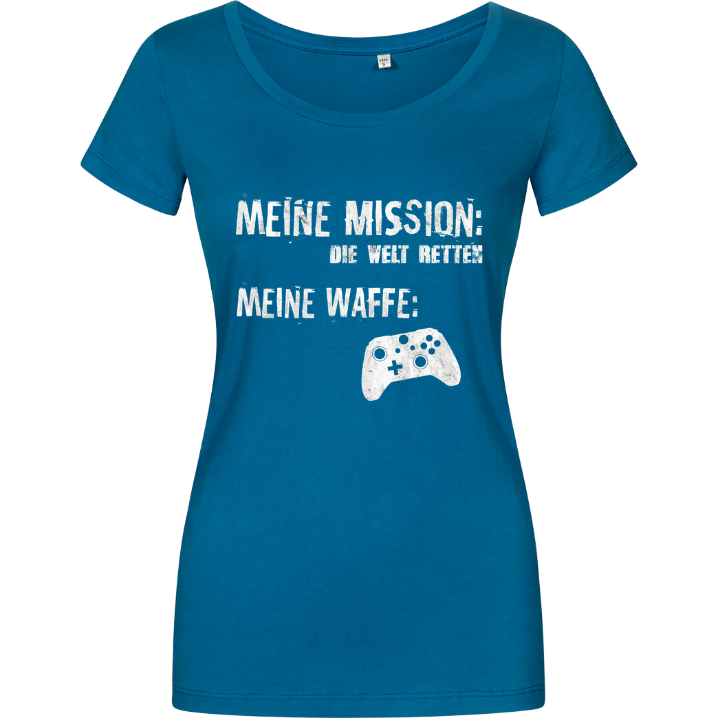 bjin94 Meine Mission v2 T-Shirt Girlshirt petrol