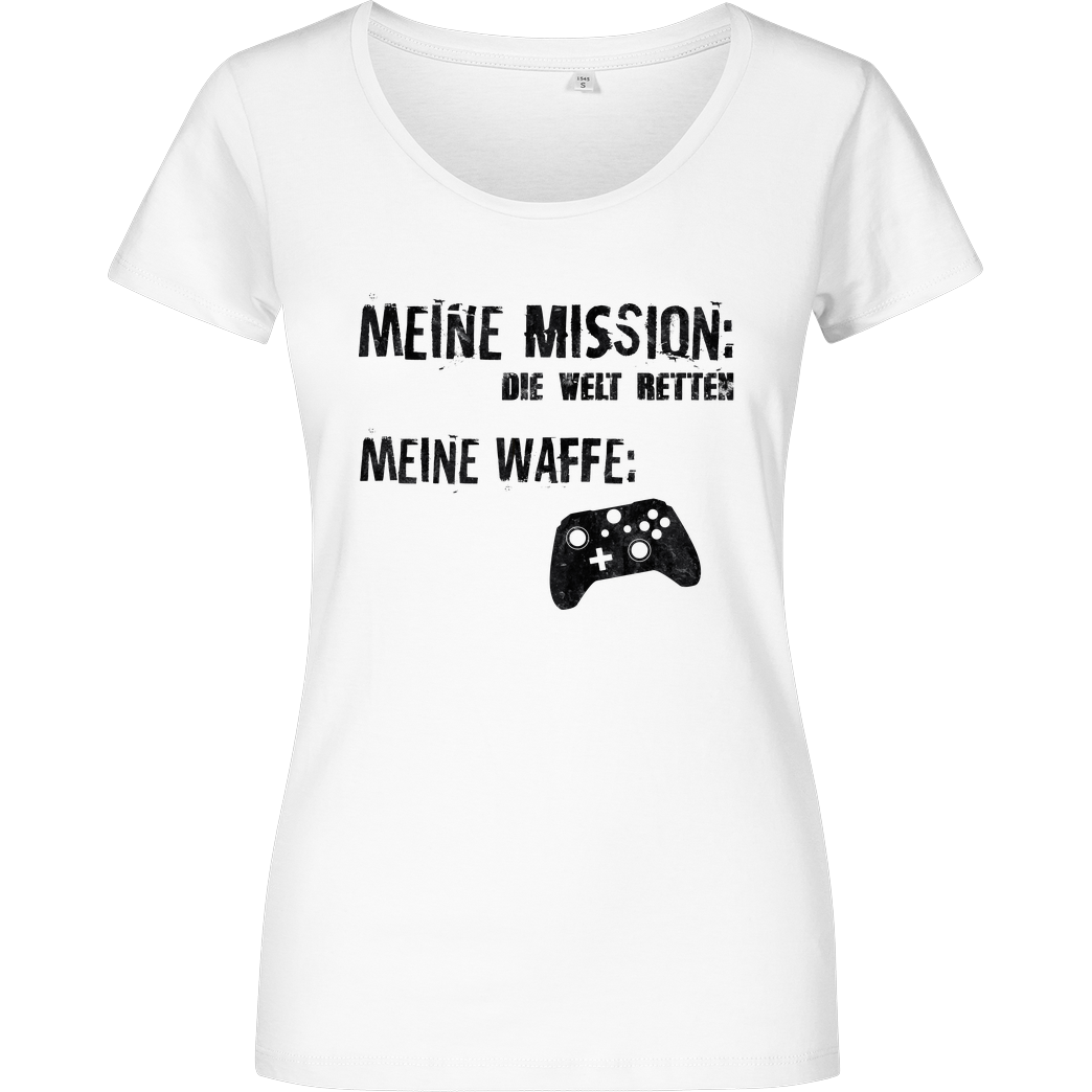 bjin94 Meine Mission v2 T-Shirt Girlshirt weiss