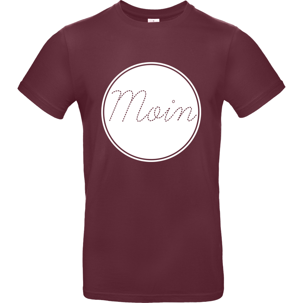 Miamouz Mia - Moin im Kreis T-Shirt B&C EXACT 190 - Burgundy