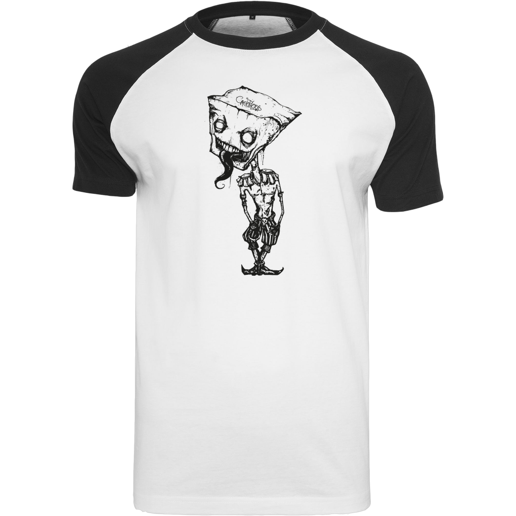 Mien Wayne Mien Wayne - Brainwash T-Shirt Raglan Tee white