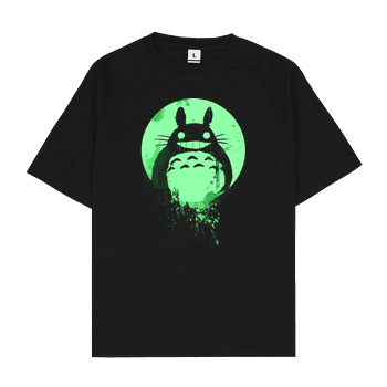 Mien Wayne - Totoro Oversize T-Shirt - Black
