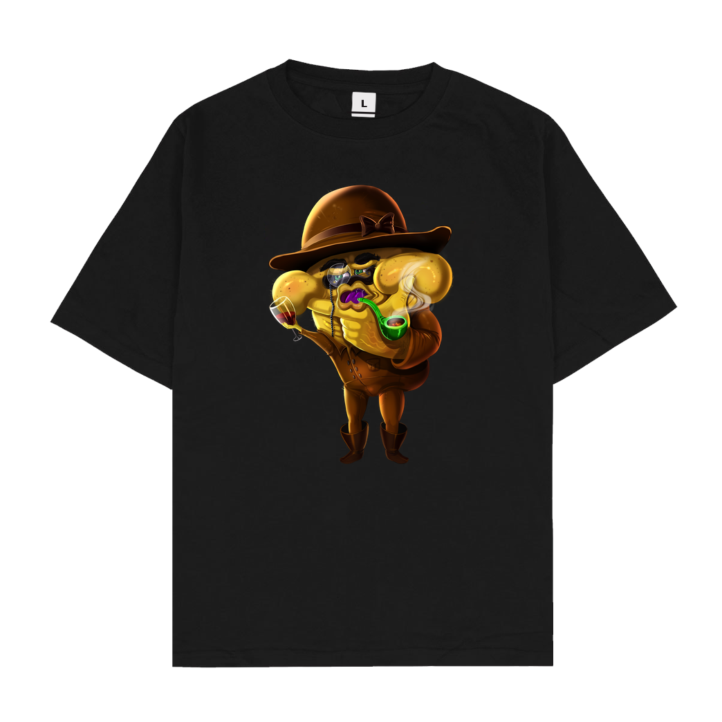 Mii Mii MiiMii - Detektiv T-Shirt Oversize T-Shirt - Black