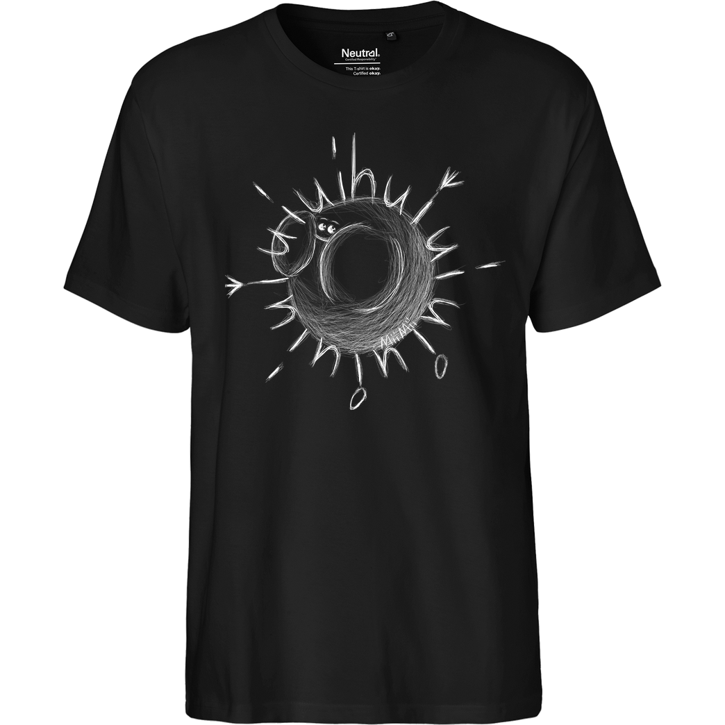 Mii Mii MiiMii - Hui Face weiß T-Shirt Fairtrade T-Shirt - black