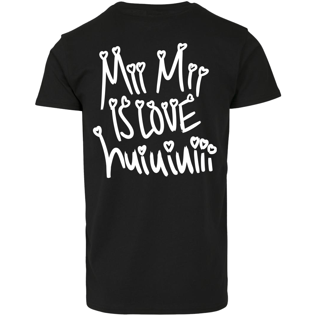 Mii Mii MiiMii - is love T-Shirt House Brand T-Shirt - Black