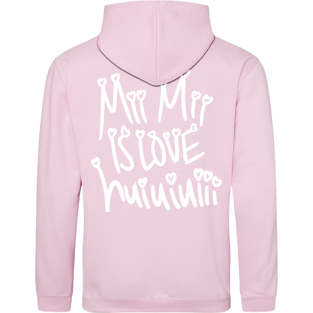 Mii Mii MiiMii - is love Sweatshirt JH Hoodie - Rosa