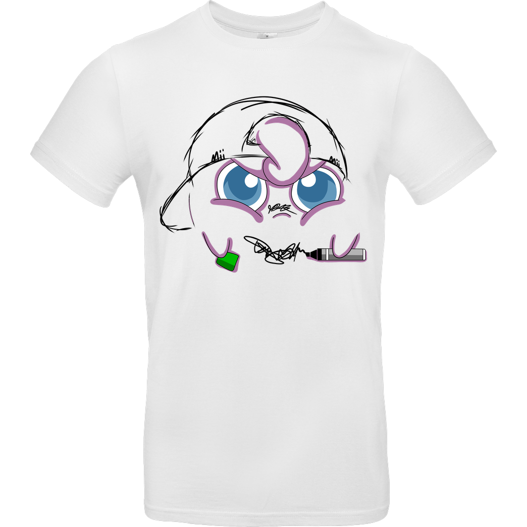 Mii Mii MiiMii - Pummel Mii T-Shirt B&C EXACT 190 -  White